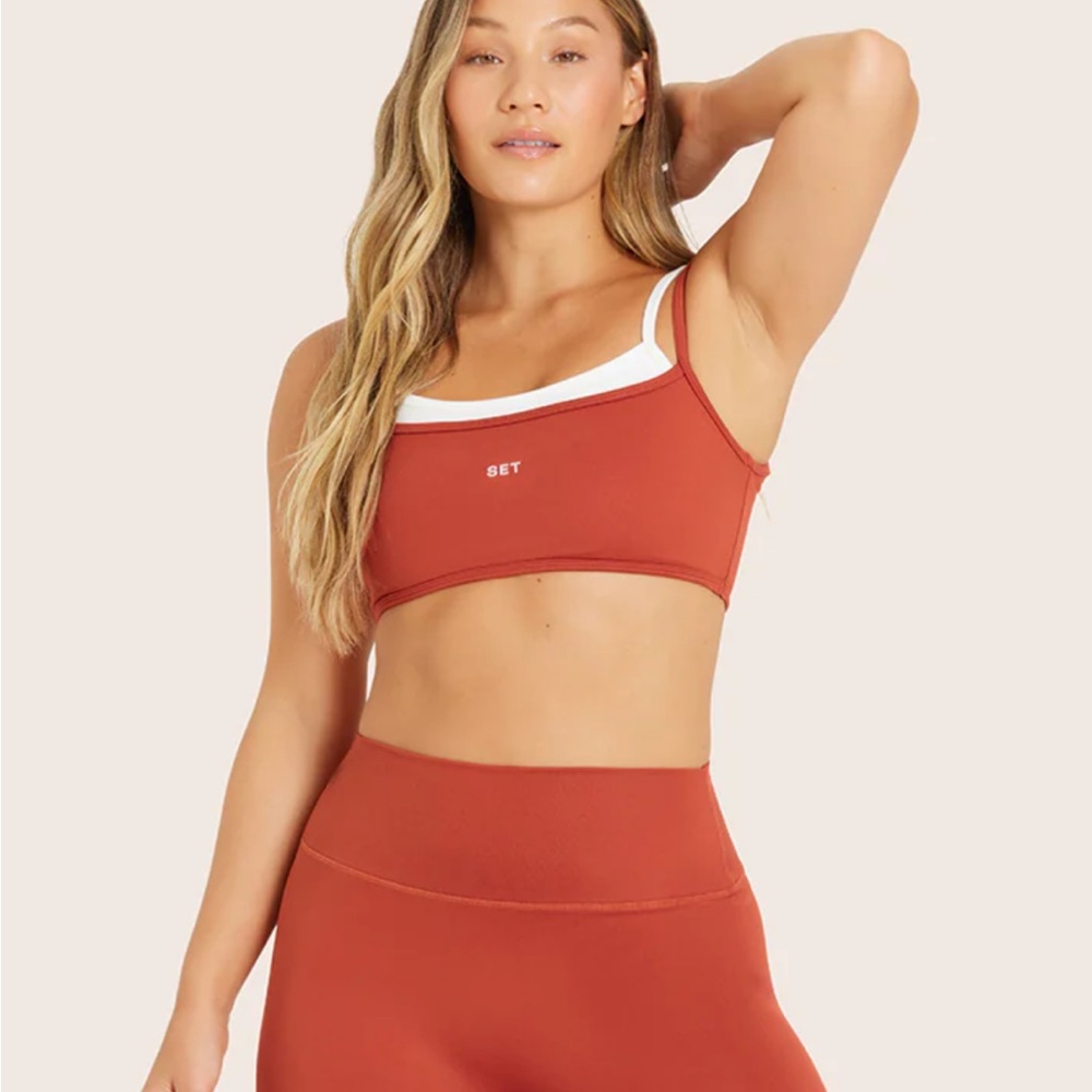 Double scoop Bra and shorts Set / 2 pieces